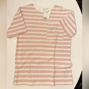 H&M Red Striped Tee - 8/10